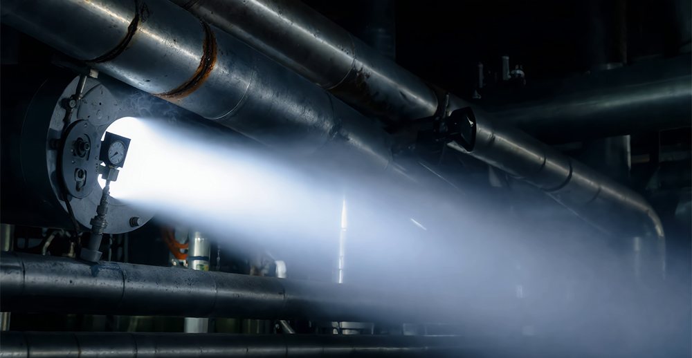 Industriel udrensning og forskydning