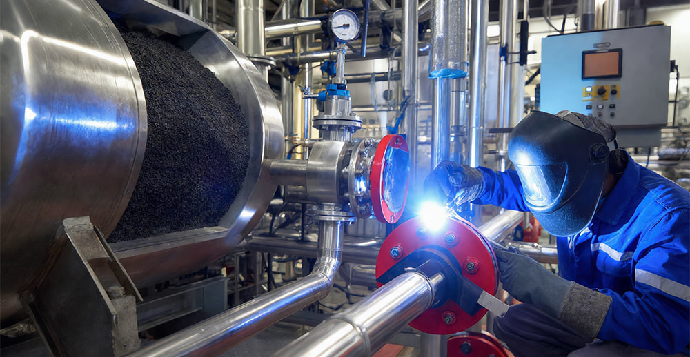 Industriel udrensning og forskydning